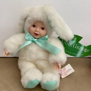 Anne Geddes White Bunny Baby